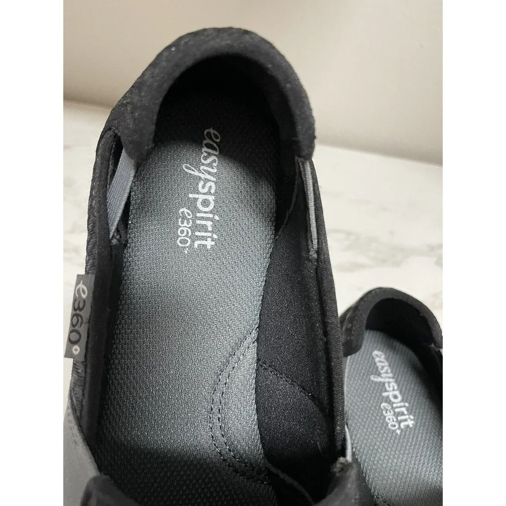 Easy Spirit e360‎ Esmyles Black Athleisure Slip On Women's Sz 10.5